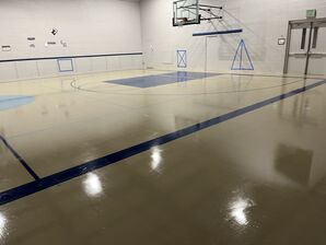 Commercial Floor Strip & Wax in Denver, CO    Client was interested in removing black shoes marks that build up over time from kids playing on the court. The client was very pleased on how great it turned out. The whole gymnasium floor was stripped and waxed making the floors very shiny and looking new again. These are the after pictures of the gym floors after the strip and wax. (2)